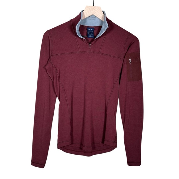 Arc'teryx Sweaters - ARC’TERYX Wool 1/4 Zip Long Sleeve Base Layer
